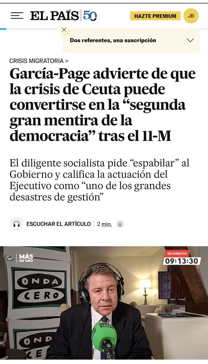 hermanntertsch's tweet photo. El 11M fue una gran mentira, tiene razón Page, pero no en el sentido que dice Page. Y tienen mucho más que ver con lo que pasa ahora, la consumación de la ocupación. de la ciudad española de Ceuta por fuerzas marroquíes de lo que cree Page.
El 11M es la fecha clave de la  compra del PSOE por parte del régimen marroquí. Aquellos 192 muertos y 2.000 heridos sellaron el pacto criminal de los socialistas españoles con el régimen alauita e islamista contra España.
