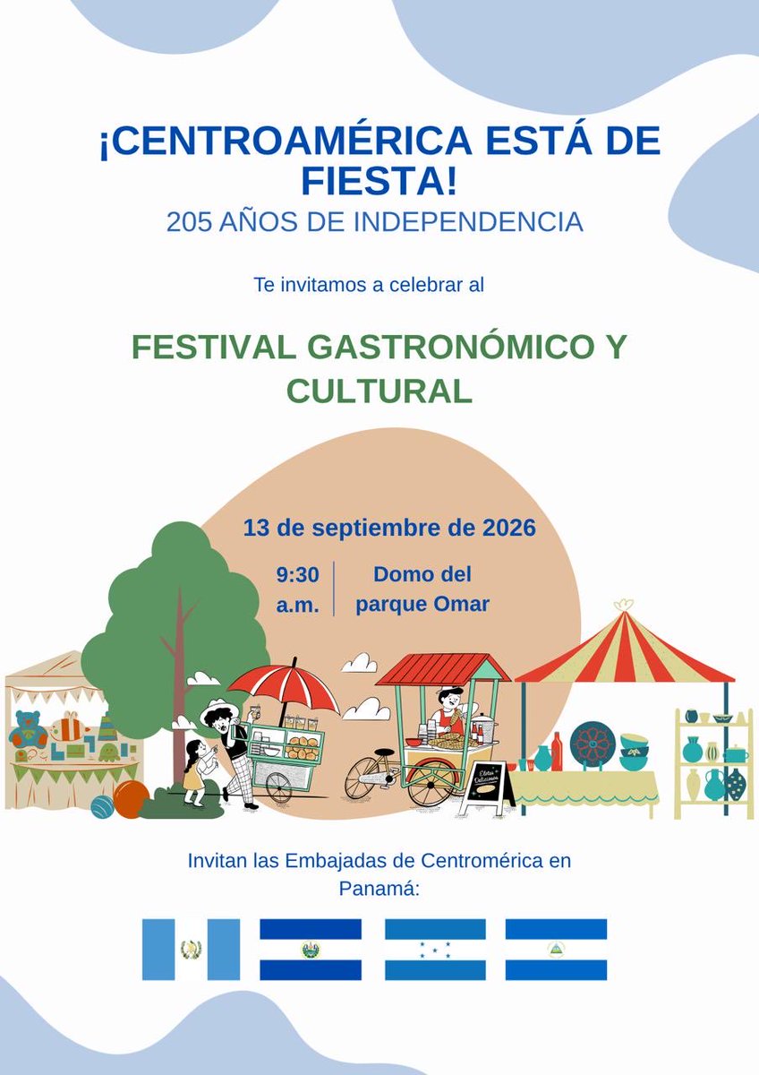 Panamenozoraida's tweet photo. Celebremos juntos nuestra Independencia! 💙🤍

Este 13 de septiembre, acompáñanos a conmemorar 205 años de Independencia con una jornada de gastronomía, cultura y tradiciones.

¡Los esperamos para compartir esta celebración!

Mayor información 👇 https://t.co/kZlpp1NBug