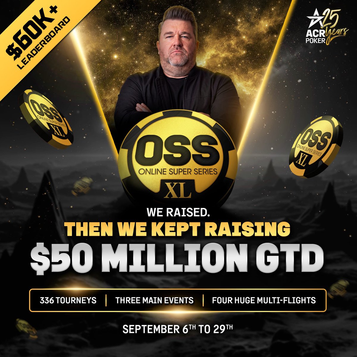 ACR_POKER's tweet photo. 🔥HUGE DAY ON ACR POKER! 🔥

The Online Super Series is bringing MASSIVE GUARANTEES DAILY 💰🏆

But today is EXTRA SPECIAL…

🚨 LAST DAY to take advantage of the RELOAD CODE!

Massive tournaments + huge guarantees + one final day to reload.

Don’t miss it. https://t.co/1IqUYiO0Jc