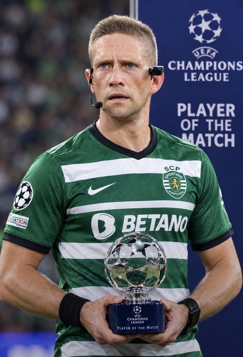 ErenSy524084's tweet photo. @ChampionsLeague @SportingCP_en @SportingCP The new superstar of sportıng lısbon https://t.co/CzCNQYuEnC
