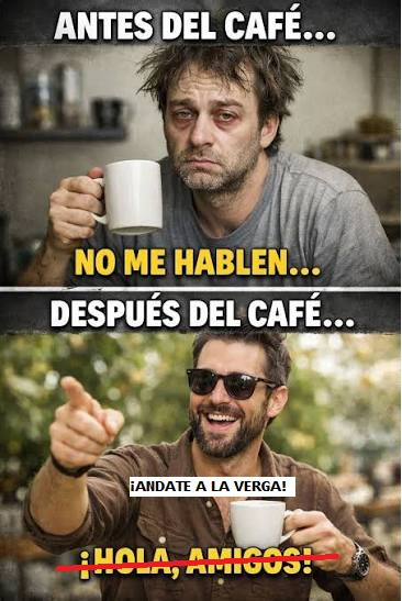 norinjar's tweet photo. Hoy me quedó culazo el café. https://t.co/e2zflsRnRI