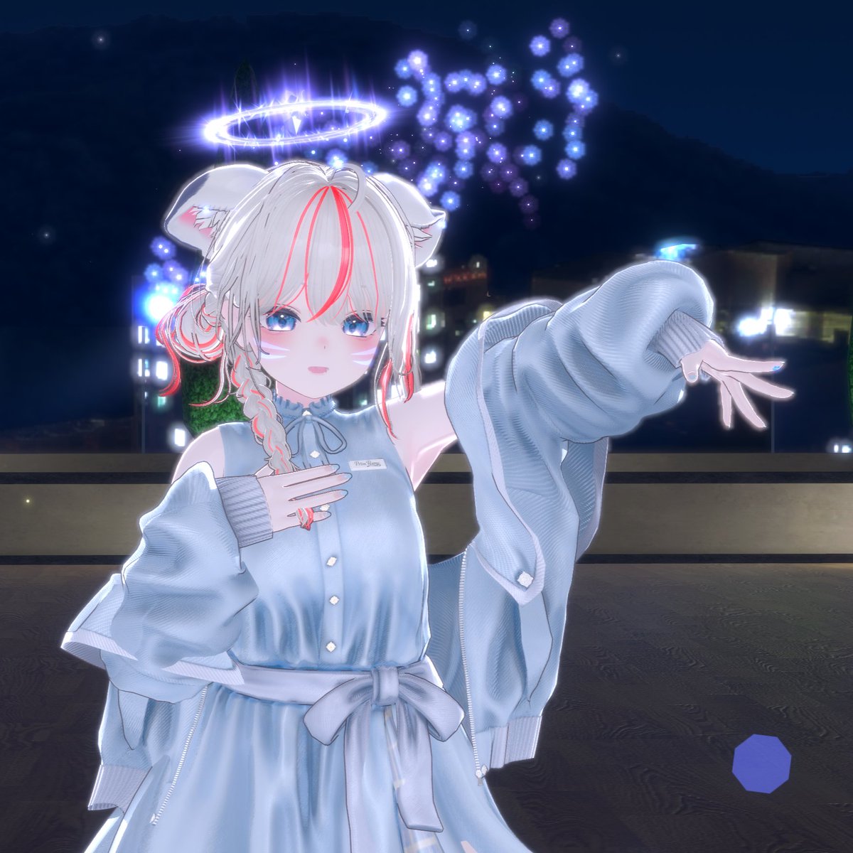 SaladaOo's tweet photo. 📸
밍툰 아직 베타 단계이지만..  완전 이뻐여!

#MingToon #Mizuki3D #VRChat https://t.co/NvbmxB9HCv