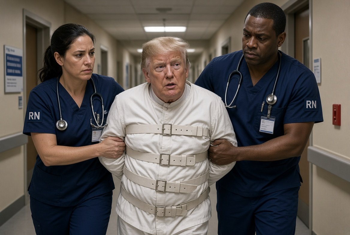 Labbufala's tweet photo. +++ESCLUSIVA+++ 
Ecco la foto dei pompieri che salvano #Trump dal disastro dell #11settembre!
#NineOneOne https://t.co/ju01eZJdAS