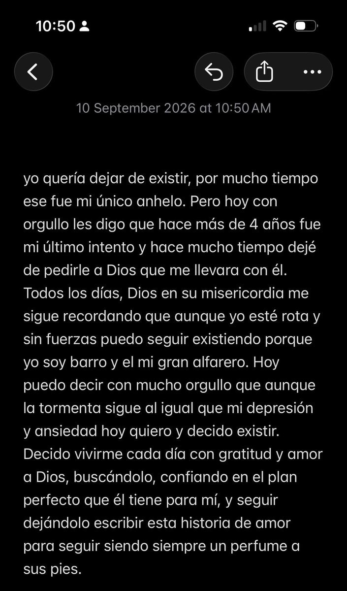 isabellapayasa's tweet photo. Hoy es 10 de septiembre y quiero recordar este día con este párrafo de mi testimonio que hoy más que nunca tiene mucha importancia https://t.co/UGOopDfP4p
