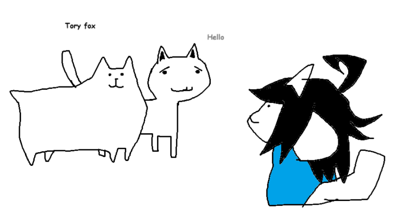 Razo_Rohzar's tweet photo. #Deltarune #Undertale #toryfox tobus fox and torus fox https://t.co/OYn758Eraa