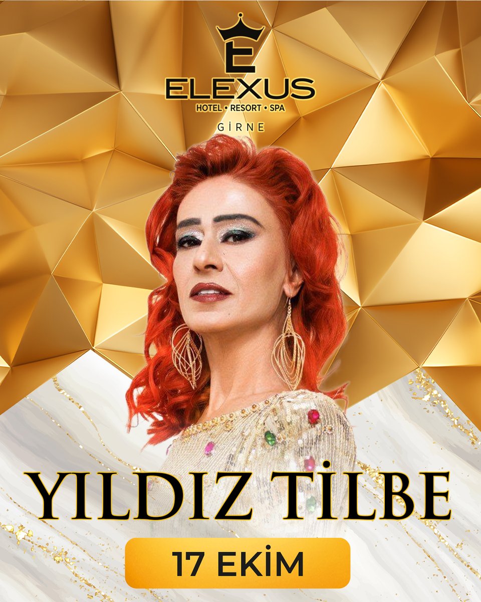 Touristica_Tr's tweet photo. Eşi benzeri olmayan yorumu ve dillerden düşmeyen hitleriyle Türk müziğinin efsane ismi Yıldız Tilbe, 17 Ekim’de Elexus Hotel Resort & Spa Girne sahnesinde sizlerle buluşuyor. 🎤💫
📞 Detaylı bilgi ve rezervasyon için:
https://t.co/mubXRLPR4F veya 444 0 329
#Touristica #Tatil https://t.co/pWEtm4xluv