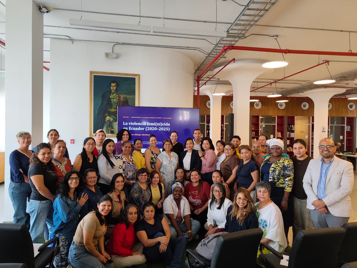 AldeaFundacion's tweet photo. #FemicidiosEC |  Taller de presentación de resultados.

"Femi(ni)cidios y reorganización de las violencias en la Costa ecuatoriana (2020–2025)"

📍Realizado en Guayaquil con  @EcuadorFes  y @FLACSOec  Ecuador https://t.co/oLd5DWC0vC