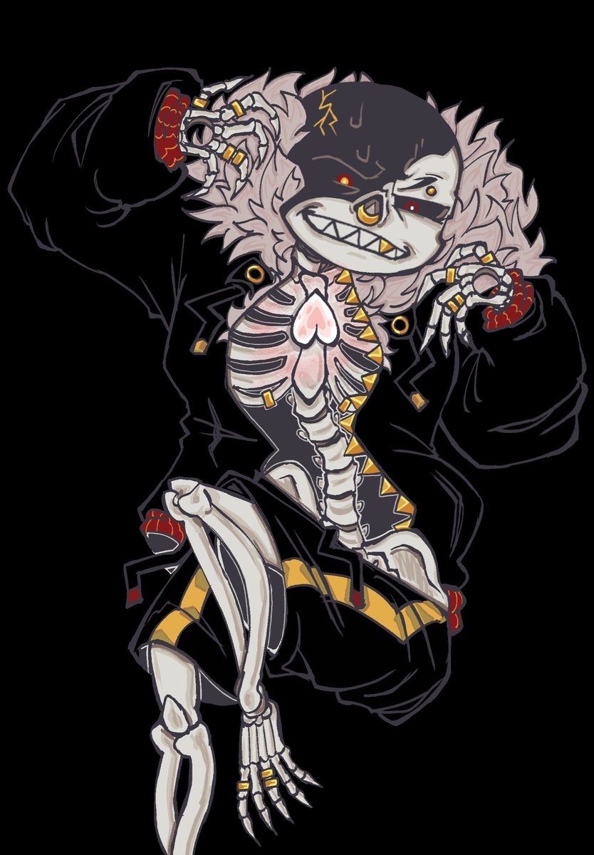Parasjtex's tweet photo. #fellsans I drew so much fellsans in the past 2 days, I think I might be developing carpal tunnel… also really sad he lost the poll like genuinely so upset people have no taste ugh #fellsweep #underfell #UTMV https://t.co/B1Lw6o4suq