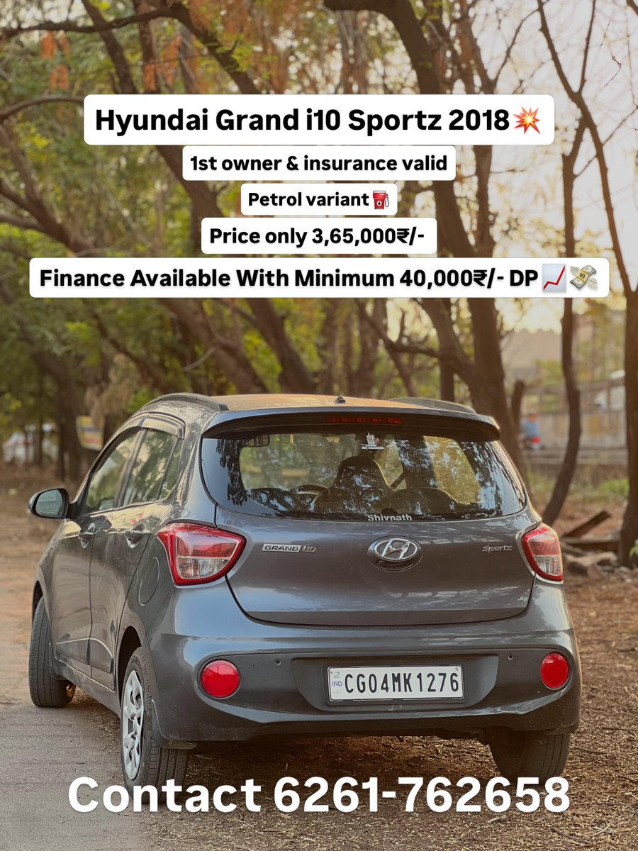 heathmoral48006's tweet photo. Hyundai Grand i10 Sportz 2018 
First owner, insurance valid 
Petrol variant, showroom condition 
Call for details: 6261-762658 https://t.co/P8oElflHck