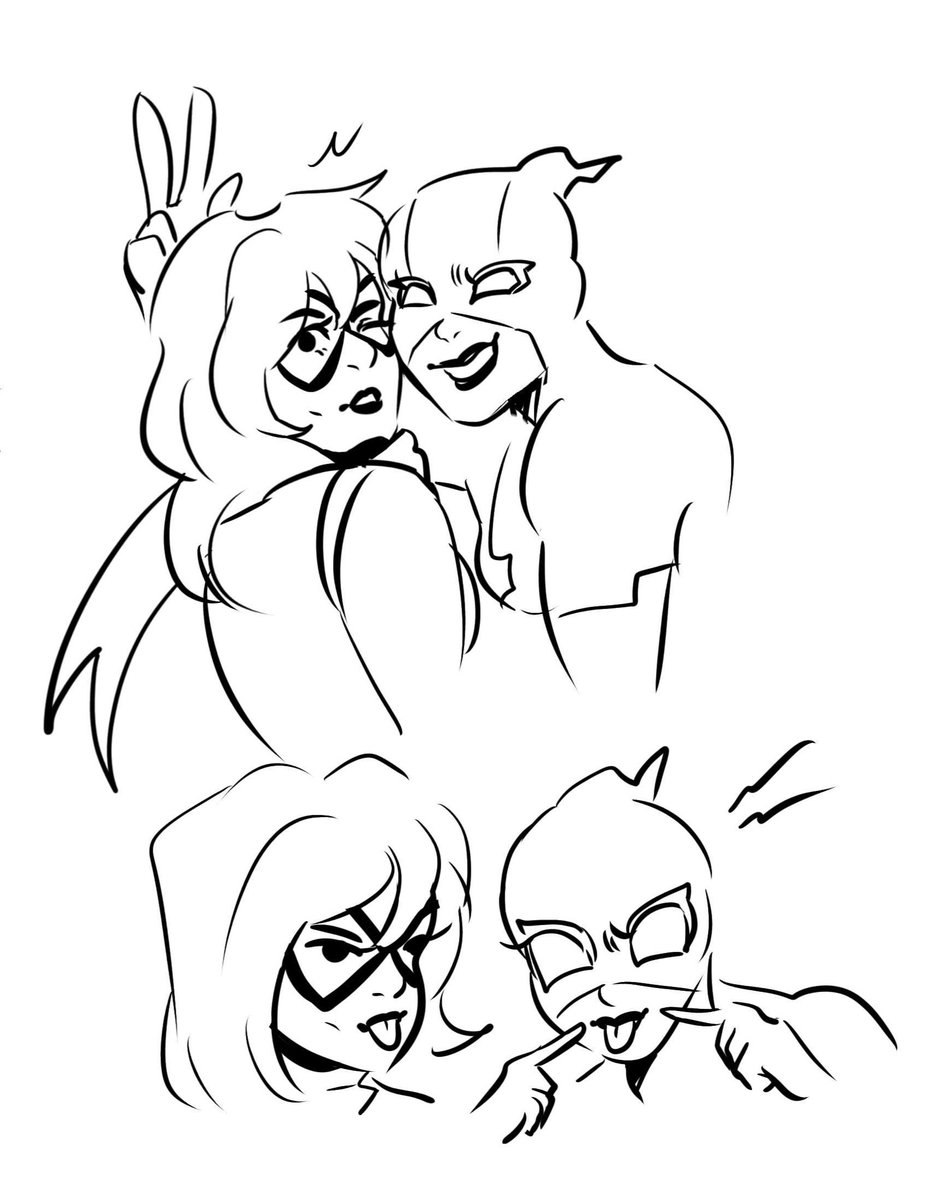 antibacteri_al's tweet photo. duo i just made up #gwenpool #msmarvel https://t.co/yNdOTeYSgS