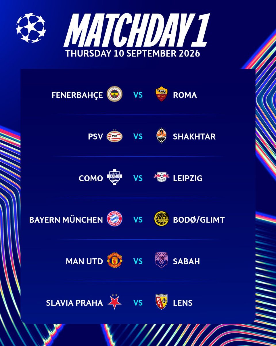 adisdsgn's tweet photo. Champions League tonight. https://t.co/Rz3puizNAe