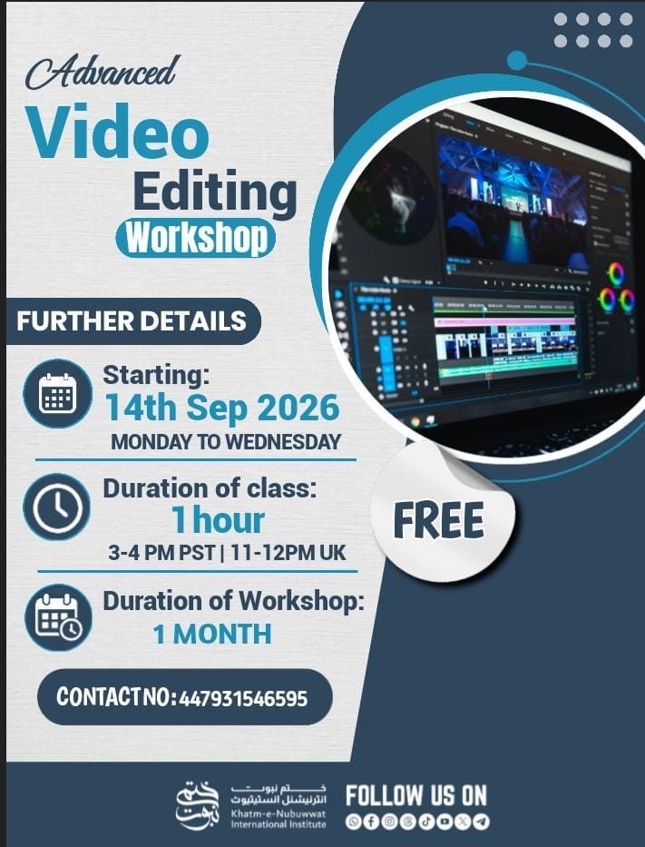 KNII_official26's tweet photo. Stop guessing, start editing like a pro for free! ๐ฌ Join our 1-month Advanced Video Editing Workshop starting Sept 14, 2026.
#FreeWorkshop #ContentCreators #VideoEditor #LearnToEdit https://t.co/Kg04CMk50M