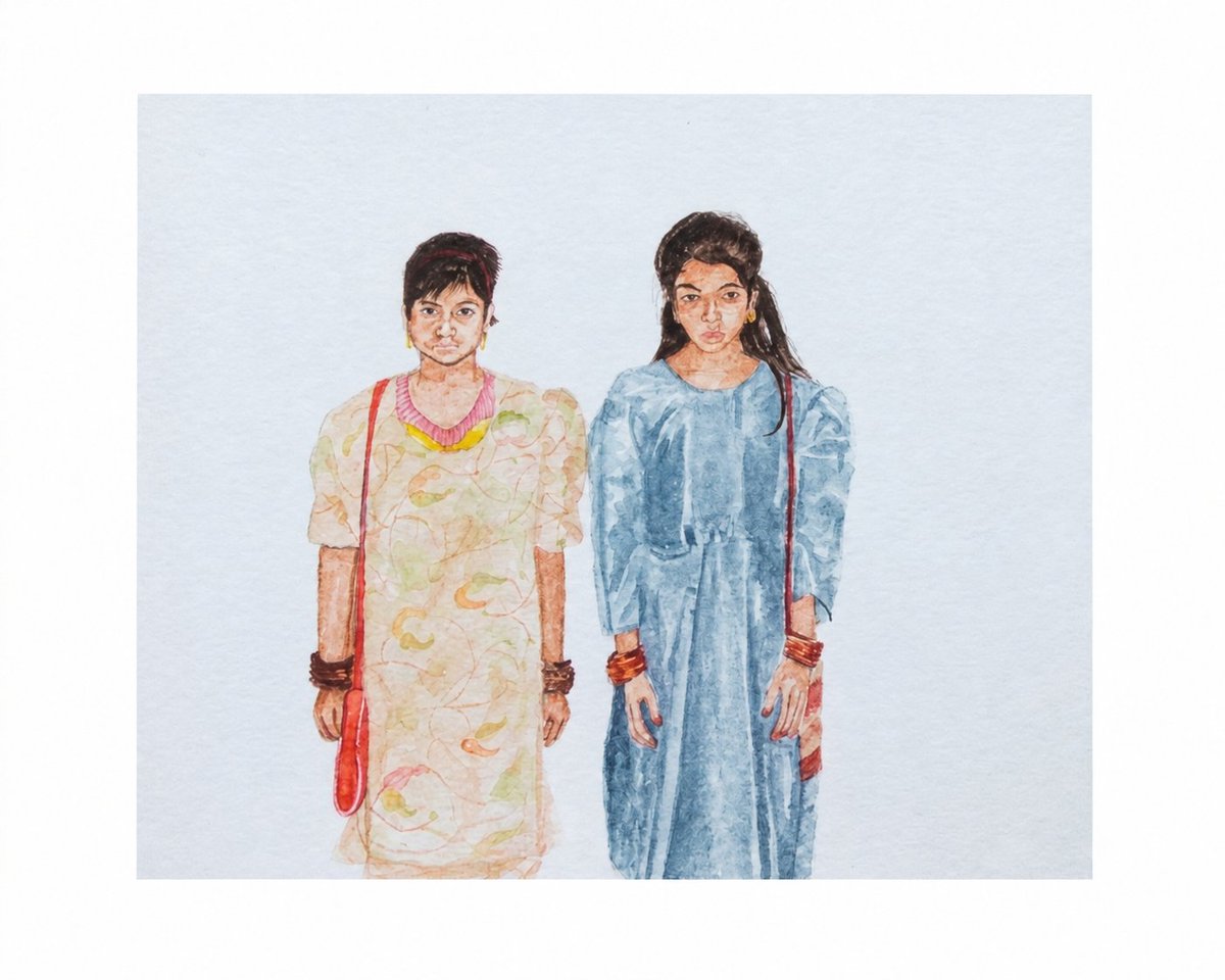 Md_Naim_'s tweet photo. ANUSMARAN | 09 
Dressed up for Eid, posing with timeless grace.
Preserving a cherished festive moment from an old analog photograph into miniature watercolor 2.5x3 inch

 #art #artwork #MiniaturePainting #anusmaran #IndianArt #WatercolorArt #TraditionalArt #ArtOnX #ArtistOnX https://t.co/hJbMxOokBT
