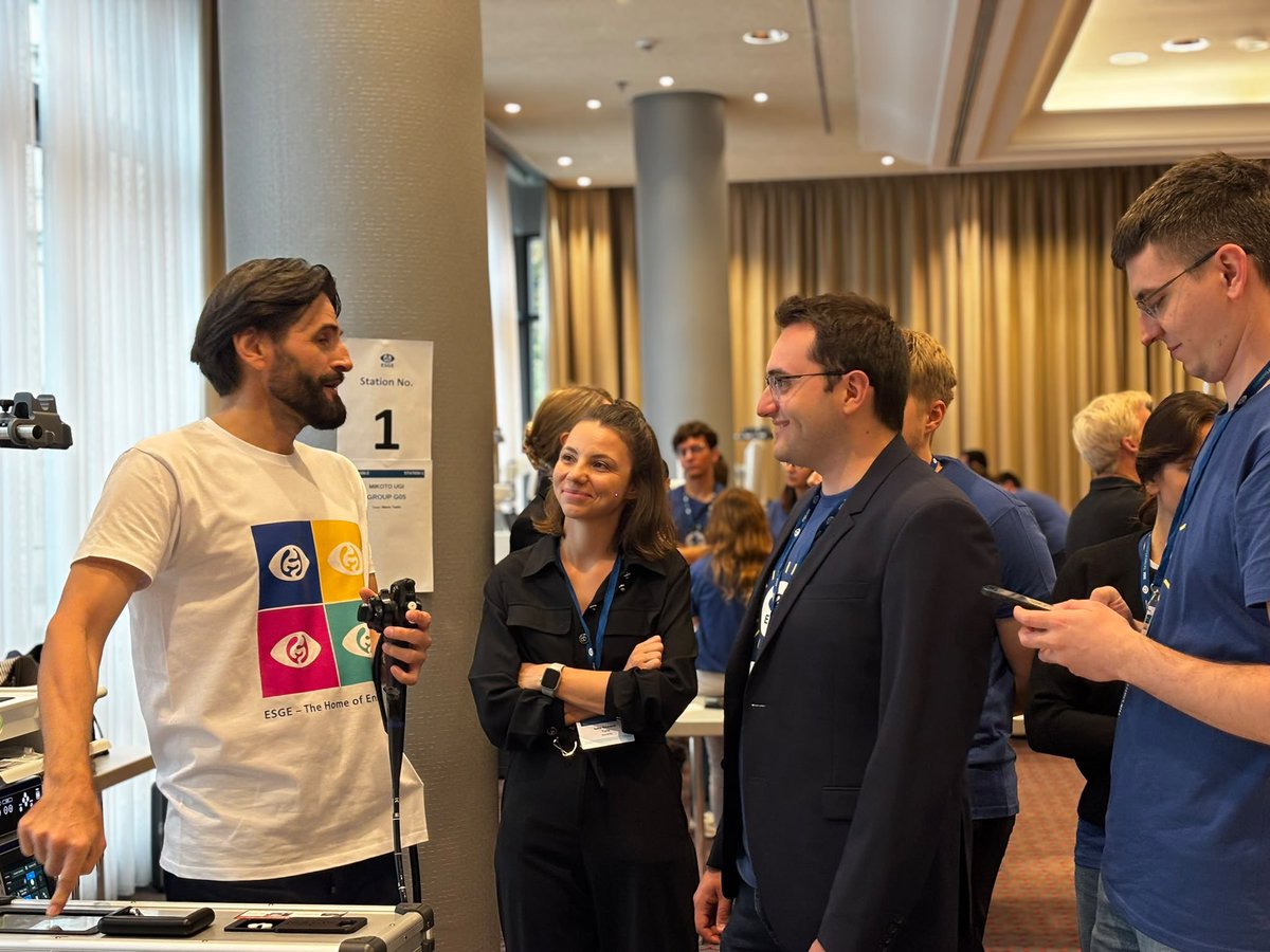 ESGE_news's tweet photo. Day 1 of the Endoscopy Camp! 
Our campers’ programme included intensive, small group hands-on training and early-career focused, didactic sessions.
Will they have the energy for our networking events and exploring Munich this evening? 🤔 
🔗 https://t.co/pkp642wHIa https://t.co/cpiaXPQo15