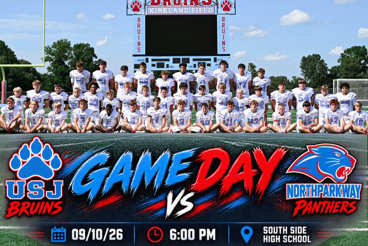 MiddleUsj's tweet photo. GAME DAY BRUIN NATION COME PACK THE STANDS ‼️

#gameday #football #letsgo https://t.co/G8qRUEL3Me