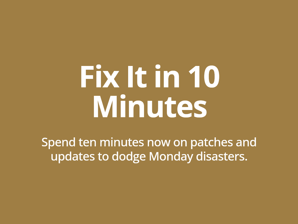 TSIFunnyGeek's tweet photo. Patch, please. A 10-minute September tech check can catch the stuff that turns into a messy Monday later. Updates, backups, passwords, security, done before the week does its thing.

save this

https://t.co/4OcjnS5Ju8 #smallbusinesses #leadership #cybersecurity #Cloud https://t.co/UXf9aCMPg0
