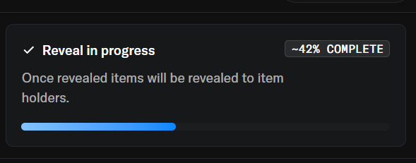 MARIOBROSNFT's tweet photo. 42% until reveal is live https://t.co/wf4790FODh