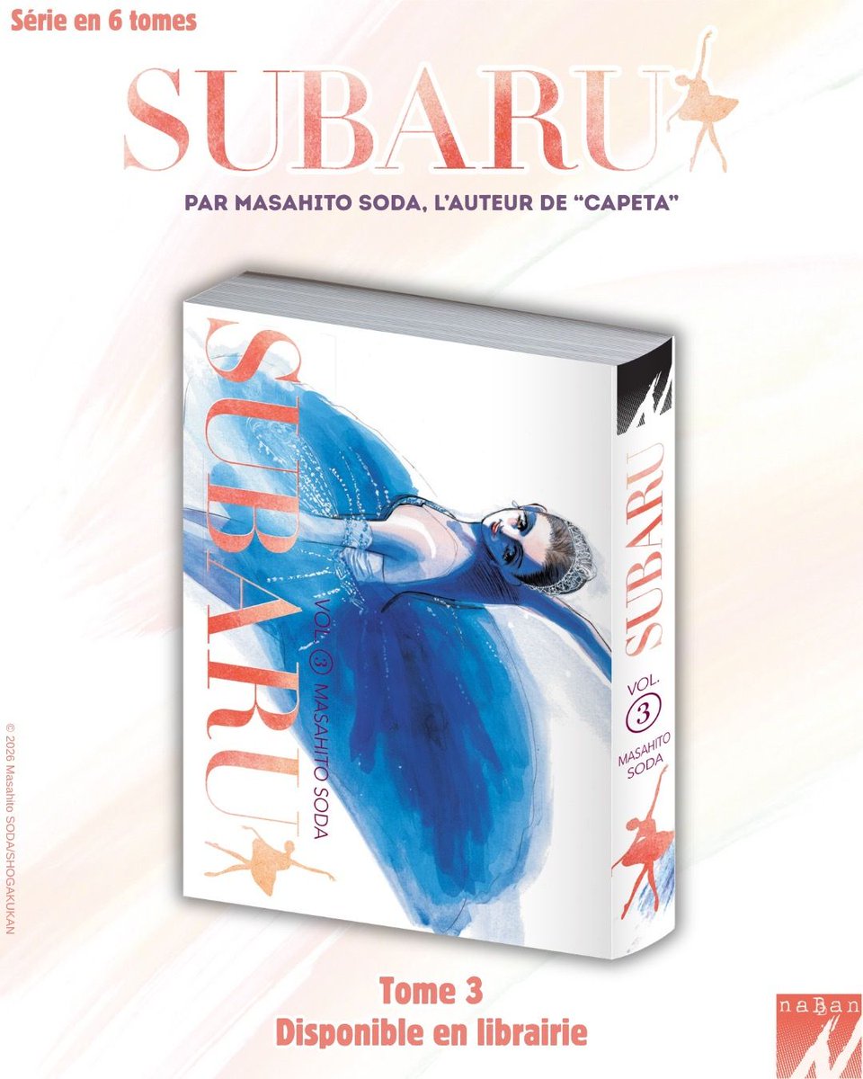 Case du seinen manga « Subaru » de Masahito Soda (auteur de « Capeta »), publié en français aux éditions naBan
Danse moderne, danse classique, ballet, lac des cygnes, manga de sport, seinen, émancipation, exutoire, adolescence, croissance