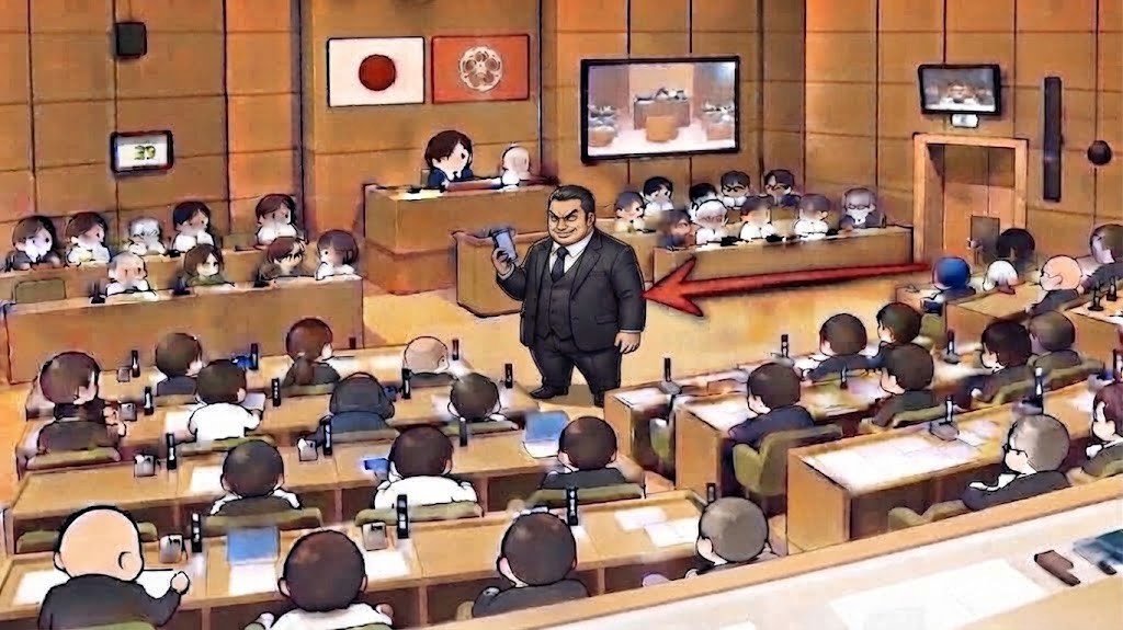 noramaroshika's tweet photo. 「居眠り議員を注意したら、自分が怒られた」

とへずま市議は仰っていますが……

議員が本当に居眠りをしていたのであれば、それは良くないことです。

だからといって今回のへずま市議の行動は適切だったのでしょうか？

他の議員が質疑をしている最中に議場内を歩き、居眠りしていたとされる議員の前まで移動。

さらにスマホを議員に向けて動画を撮影しながら、「寝てましたよね」と注意。

｢情報通信機器の使用については、当該会議の目的外の用途に使用しないこと｣
とされています。

本会議中の議員として、その行動は適切だったのでしょうか？

居眠りをしていたのならば、勿論注意されるべきこと。

でも、議場の秩序を乱したり、ルールに反する行為をすれば、注意されるのも当然。

「なぜ議長から注意を受けたのか」

SNSに投稿されるのであれば、そこまで含めて説明していただきたいですね。

4枚目はイメージ図です。
