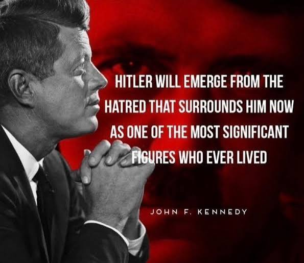 FascistImperium's tweet photo. General Patton,
John F. Kennedy,
and of course,
Charlie Kirk.

What do all 3 of these men have in common?
They all saw the truth.
What happened to these three men?
The J8ws took their lives.

Remember General Patton.
Remember JFK
And remember Charlie Kirk.

May they rest in peace https://t.co/cFoqHpjQ61