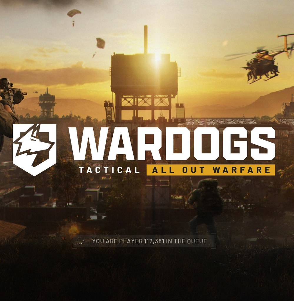 BashersHD's tweet photo. Wardogs just released.

Me: “Finally time to play.”

Wardogs: You are player 112,381 in the queue.

I have now been deployed to the queue frontline. 🫡 https://t.co/gyrMwKRTxv