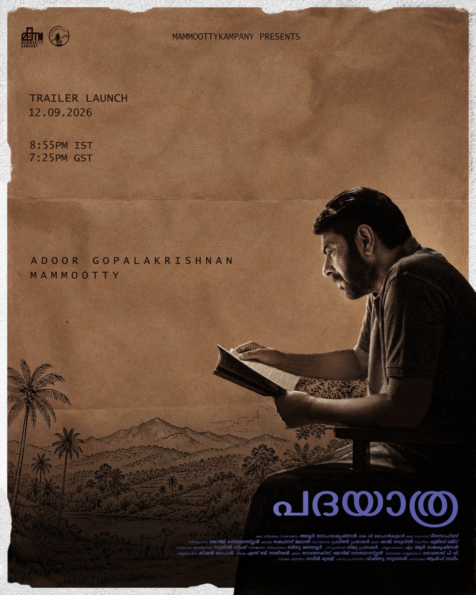 VJTHEGREATEST1's tweet photo. ഇതിൻ്റെ CREW കാണുമ്പോൾ തന്നെ അറിയാം വരുന്നത് Peak സിനിമ ആകുമെന്ന് ♥️

#Mammootty #Padayathra #Mollywood #Mohanlal https://t.co/cQgpnWyICO