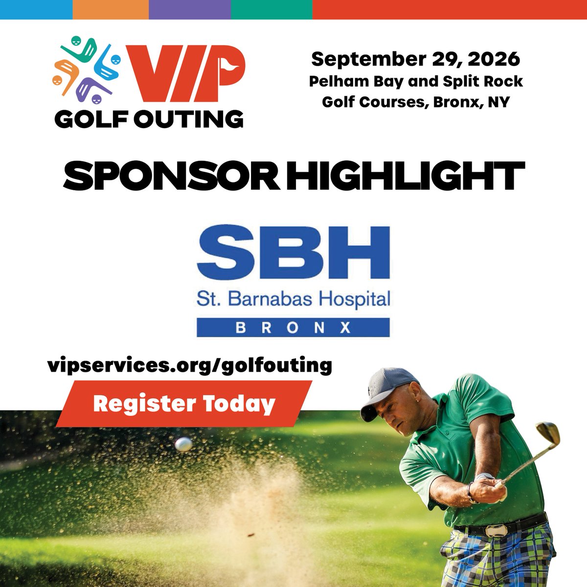 vipcservices's tweet photo. We’re shining the spotlight on St. Barnabas Hospital, Bronx, a proud Supporter Sponsor of the VIP Community Services Inaugural Golf Outing! ☀️🏌️

Thank you, @SBHBronx, for investing in our work and the communities we serve! 🙌🏼❤️‍🩹🏙️

#VIPCommunityServices https://t.co/pHsG4MUz8t