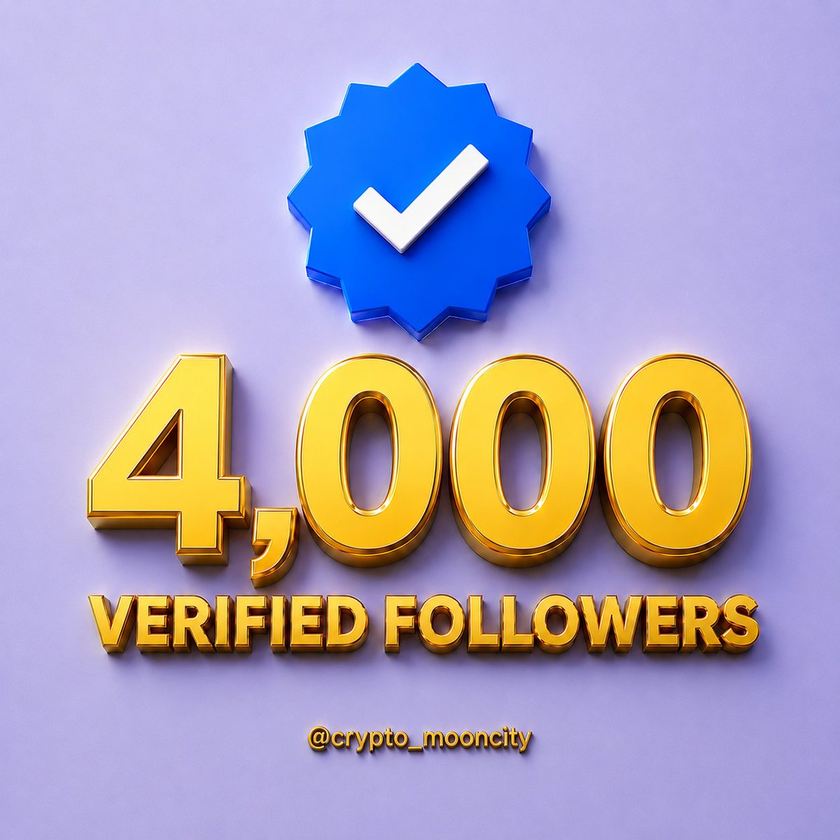 crypto_mooncity's tweet photo. If you need 4K+ verified followers 🚀

Reply “hello” below 👇

Let’s make your 4K milestone the next big step! 🔥 https://t.co/f8eiZsSLdw