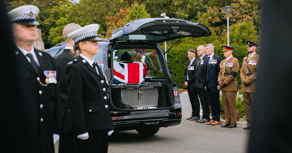 PoliceHour's tweet photo. Today, we remember PC Tom Clough. 💙

PC Clough was laid to rest today, as his family, friends, colleagues and the wider community came together to say their final goodbyes.

Tom tragically lost his life while on duty alongside his colleague PC Matthew Blades. Two officers who went to work to protect others and never made it home.

Behind the uniform was a much-loved person — a family member, friend and colleague whose loss will be felt by so many.

Today belongs to Tom, to those who loved him, and to his Cleveland Police family.

We extend our deepest condolences to everyone mourning his loss.

Thank you for your service, PC Tom Clough.

Rest in peace, Tom. 💙

Never forgotten.
