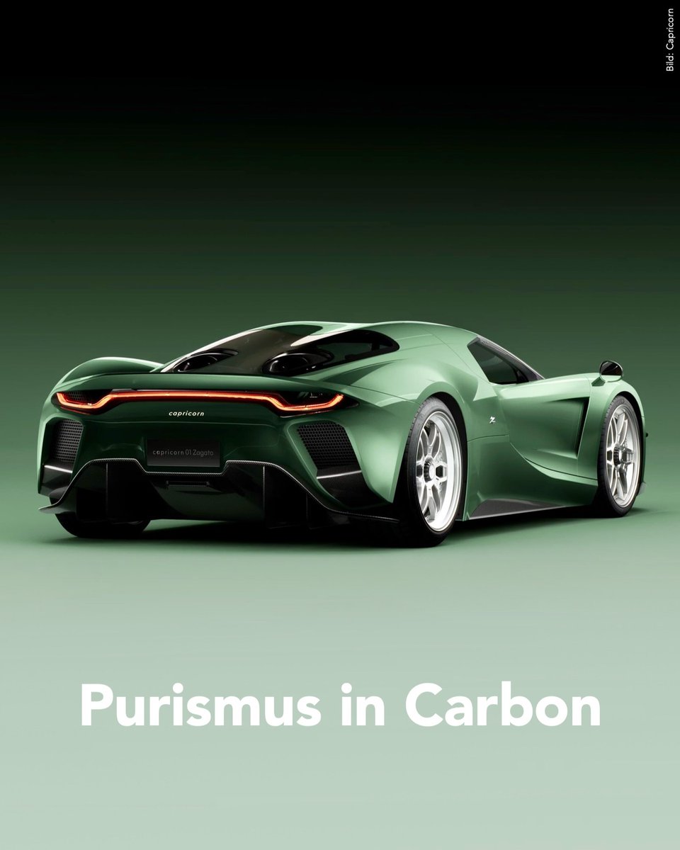 amyflore66576's tweet photo. Mechanical mastery in its purest form: where German precision meets the soul of Italian design. The Capricorn 01 Zagato redefines the hypercar—an analog manifesto against digital isolation. 900+ hp, a manual 5-speed gearbox, and under 1, 200 kg, https://t.co/BdsLhiYJzm