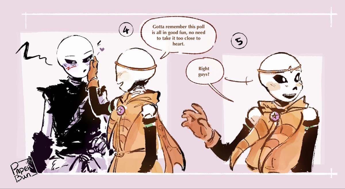 Paper_Bun_'s tweet photo. Geno got beaten by Cross and Dream by Error 😔 (They're all my faves so I'm happy and sad at the same time)

Tho, now the 3rd round is gonna be tough lmao 😹

#sanspolls #CROSSSWEEP #ERRORSWEEP #INKSWEEP #afterdeath #creamship #errink https://t.co/Paig7Wb9DP