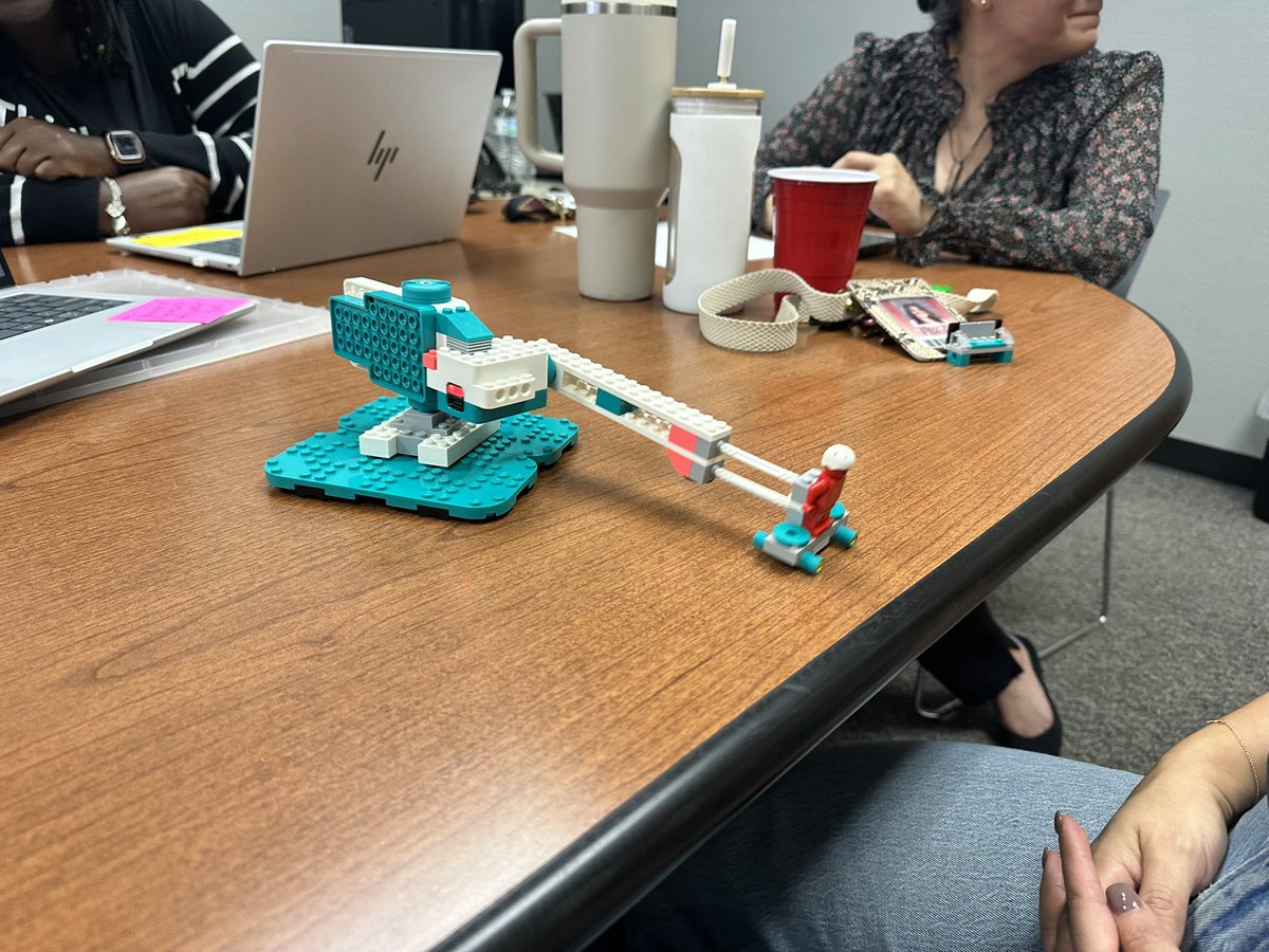 classtechie's tweet photo. Had a blast working with @LEGO_Education to explore how we can effectively integrate #AI into our @FortBendISD AI & Computational Thinking Choice Program at @DCMSMavericks! ๐ค๐ง
Excited to see where we can take this next! ๐ #makeyourmark https://t.co/Ajx7SPkag7