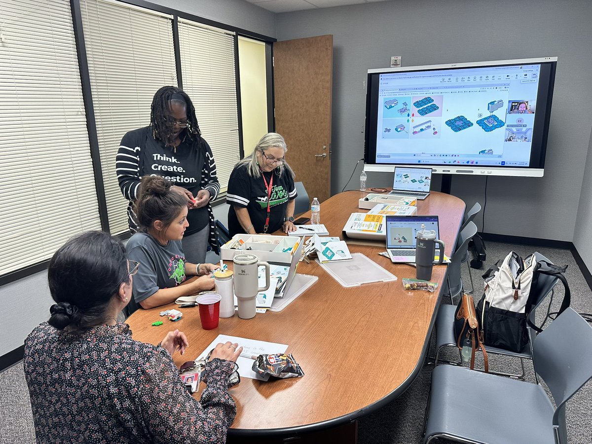 classtechie's tweet photo. Had a blast working with @LEGO_Education to explore how we can effectively integrate #AI into our @FortBendISD AI & Computational Thinking Choice Program at @DCMSMavericks! ๐ค๐ง
Excited to see where we can take this next! ๐ #makeyourmark https://t.co/Ajx7SPkag7