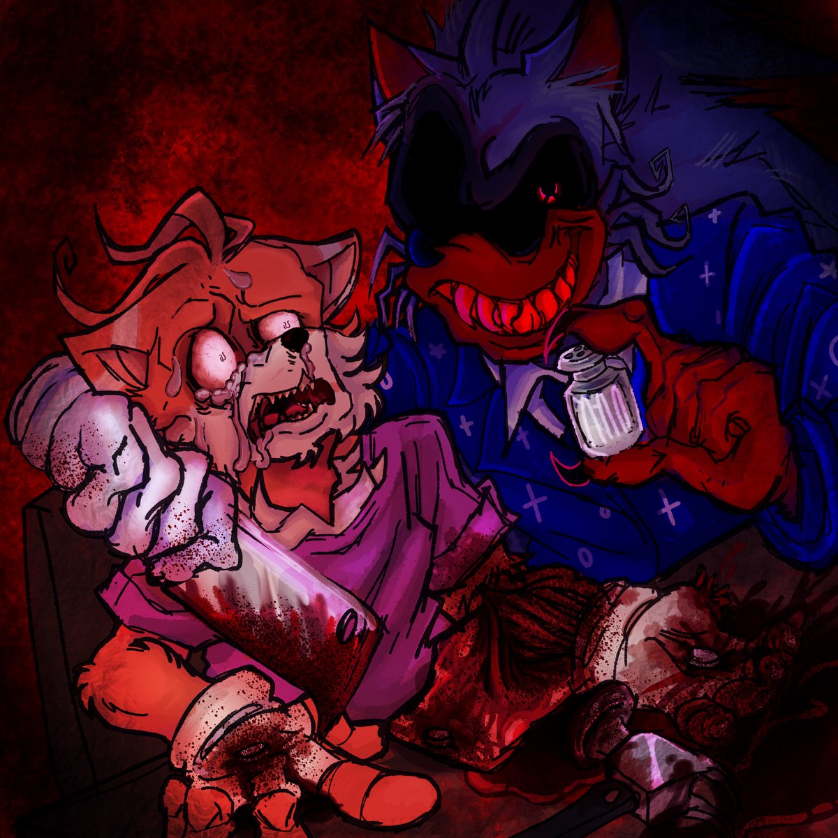 band_trees's tweet photo. GORE/ARM/HAND TRAUMA‼️

cooking with my lord x retake, lord crimson… be grateful you’re on tv with a star, alan!

[ #briangriffinplush #nightlifeexe #alanrowper #lordx ] https://t.co/LOHmK37T9e