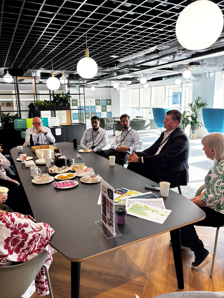 Ofstednews's tweet photo. Our Chief Inspector @martyneoliver continues his time in the West Midlands this week📍

Today he enjoyed meeting with colleagues from @coventrycc as well as @MaryCreagh_ and headteachers from across the region at @FinhamPark2, before doing an interview with @BBCCWR ✨ https://t.co/Or1FUk7J5K