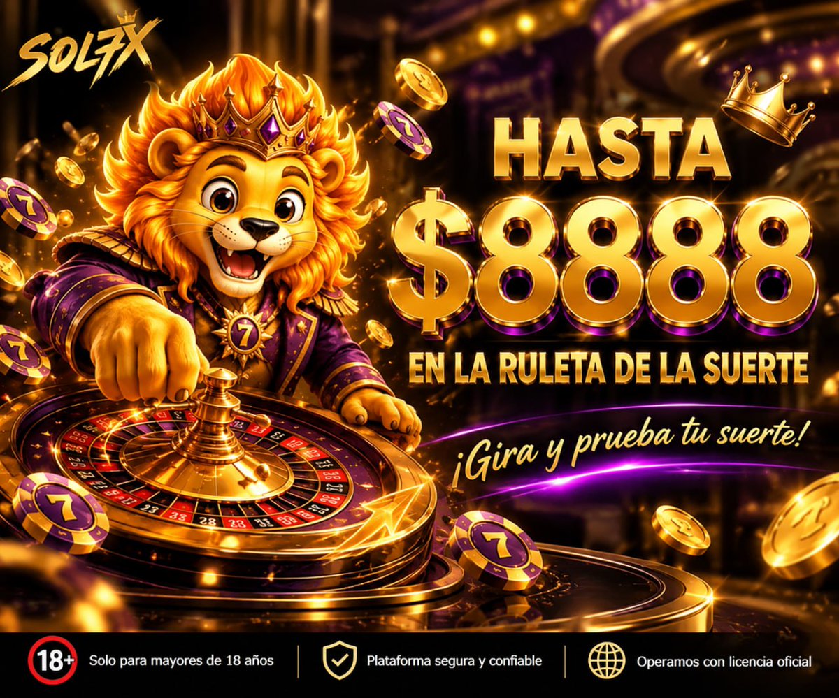 Sol7xcl's tweet photo. 🎡🍀 ¡Gira gratis todos los días en SOL7X!

Inicia sesión, consigue tu giro gratis y prueba tu suerte. 👀

💰 Premios de hasta $8.888 CLP

🔥 Mientras más alto tu VIP, mejores premios.

👉 Entra, gira y ve qué te toca hoy.

SOL7X :  https://t.co/LQQDjF0Bkf https://t.co/ugmU43IRSt