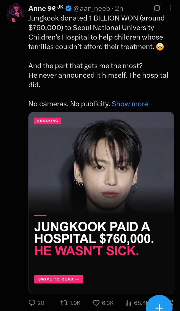AprilResurrect's tweet photo. Jungkook fans are spreading old news about a donation he made back in april 2023 as if it happened recently 😐 bet it's damage control for him attending Spotify event in Seoul to support sexual harasser Diplo... https://t.co/TLmWSdMYkC