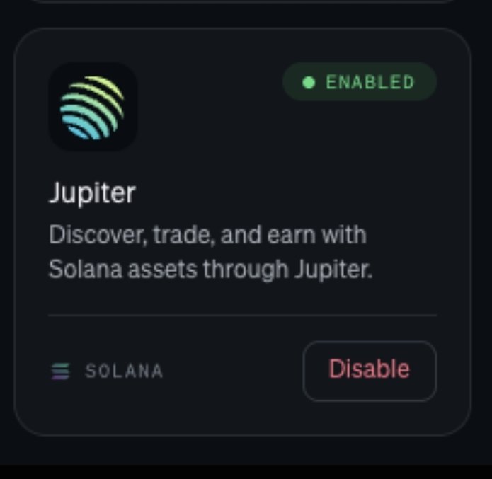 BigdaddyRohit's tweet photo. @moonpay @aave @HyperliquidX @sunrise @JupiterExchange @kamino @PayBox Jupiter ⚡

Because AI + one of the strongest Solana trading primitives is a pretty powerful combo.

PayBox handles the access layer, Jupiter handles the execution.

That’s the kind of plugin that makes AI agents actually useful in DeFi. 🤖 https://t.co/cf2es5CAXK