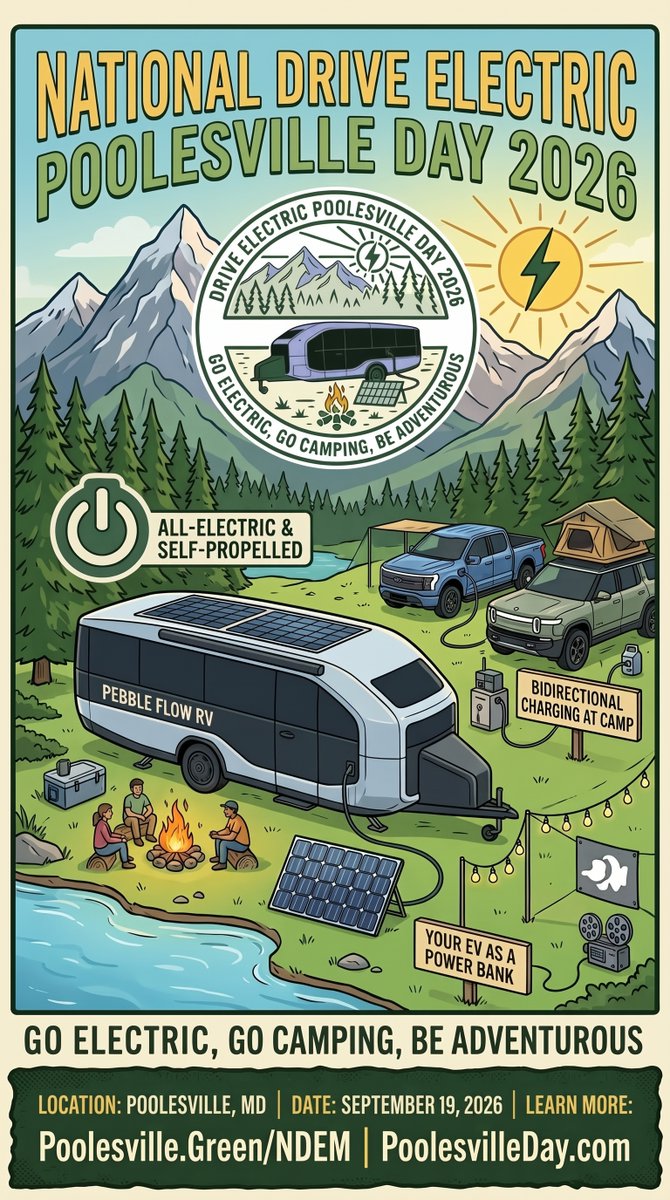Jeff_D_Taylor's tweet photo. Only days away!!!! Come out and enjoy the family fun day!
@Pvillegreen @PoolesvilleDay #NDEM #EV @PebbleRV https://t.co/E8vSBMnRTY