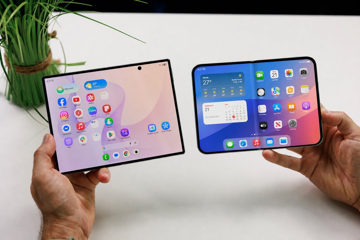 Nudism_ir's tweet photo. @MarsWarrior98 I like sharp and modern edges of Samsung feels more pro. https://t.co/JQB0XVmXAO