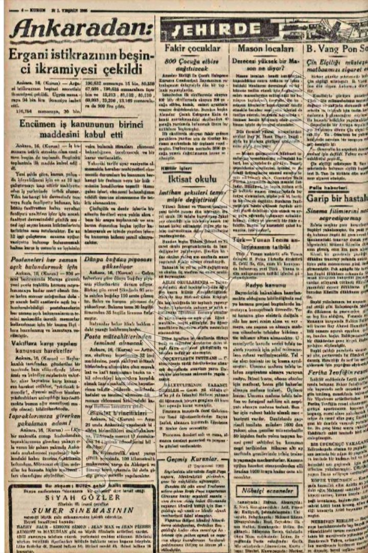 sancaktev's tweet photo. En büyük Kemalist kozlardan biri daha tarihe karıştı!
1935’te Mason localarının kapatılmasının ardından, dönemin yüksek dereceli masonlarından M. İhsan Töney’in açıklaması:Kısacası: CHP varken mason teşkilatlarına ihtiyaç yok 📚Kurun Gazetesi, 17 Ekim 1935, Sayfa 4 #Atatürk https://t.co/U6NOC4N0WU