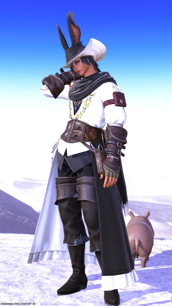 Guloolshasha's tweet photo. メインやって衣装もろた！
どことなく白銀リパAFに似た装飾で良いね。
ファンタジー色強いミラプリが好きだからしっかり刺さった。 https://t.co/BtbiXIR3um