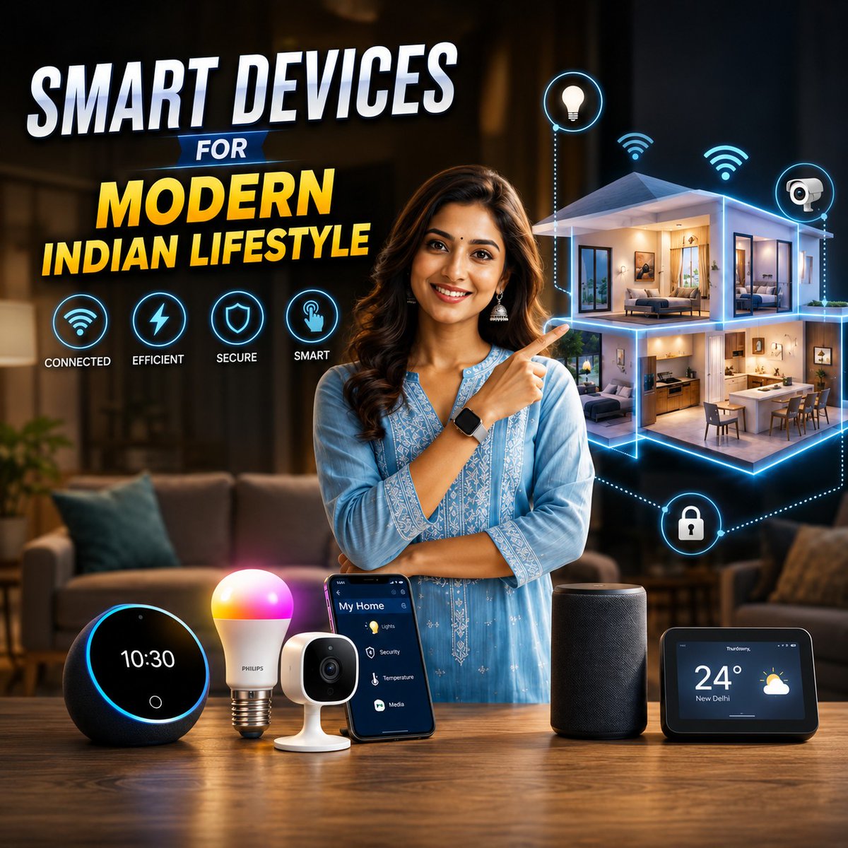 anthobenne12583's tweet photo. Make your home smarter, safer, and easier with smart plugs, lights, security cameras, and voice assistants—top devices for modern Indian homes. https://t.co/1rF8Bj6lNg