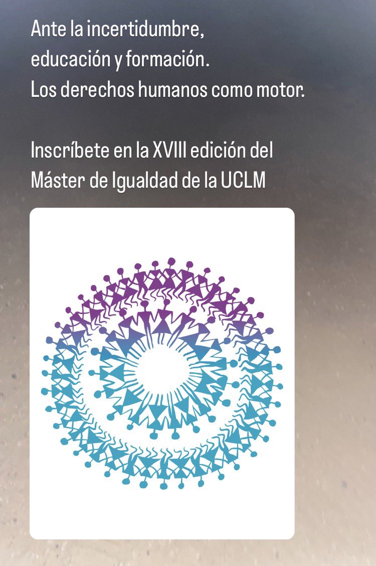 MIgualdadUCLM's tweet photo. INSCRIPCIÓN AQUÍ:
https://t.co/dDjn6vQCqx https://t.co/KSGVCxEszd