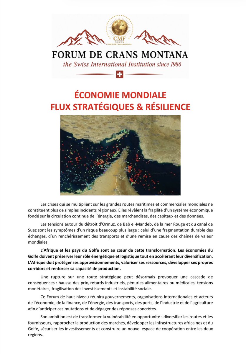 Image for the Tweet beginning: Programme 2027 du Forum de