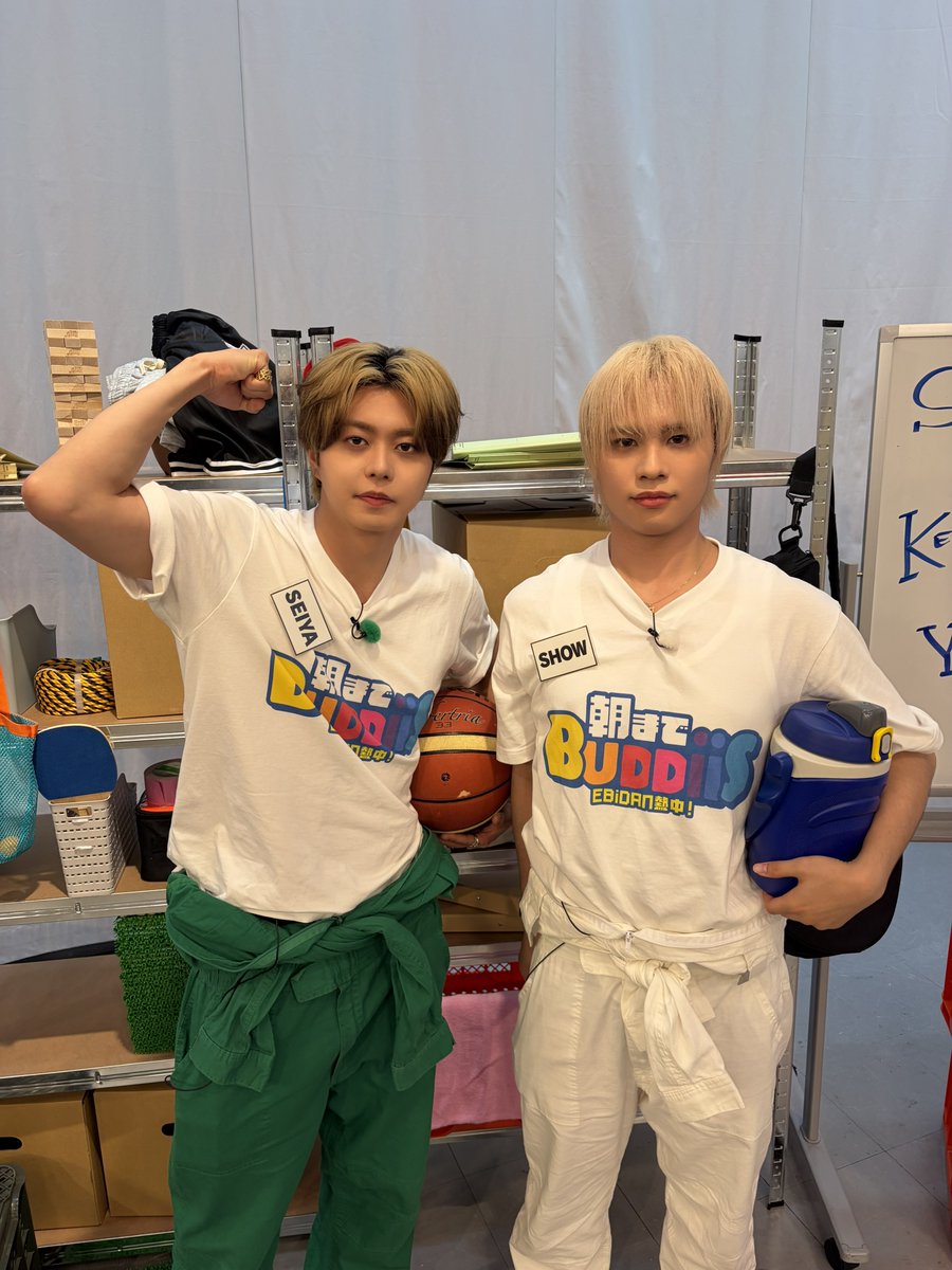 buddiis's tweet photo. ＼ありがとうございました！／

📺テレビ朝日
「#EBiDAN 熱中！#朝までBUDDiiS」

放送中に #くわばたりえ さんの口から何度
「KEVIN！！」と聞いたのか…🤔
KEVINが爪痕を残しすぎた回になりました

感想は #朝バディ でお待ちしております📝

@BUDDiiS_Asamade

#BUDDiiS #バディ https://t.co/aVUwsq2dsO