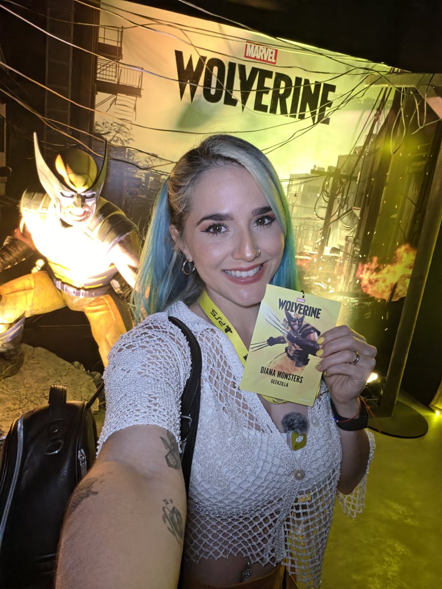 DianaMonsters's tweet photo. Vine a México a jugar   #MarvelsWolverine  antes de su lanzamiento 💛 Gracias @PlayStation_LA por la invitación. https://t.co/mWd7PUKb72