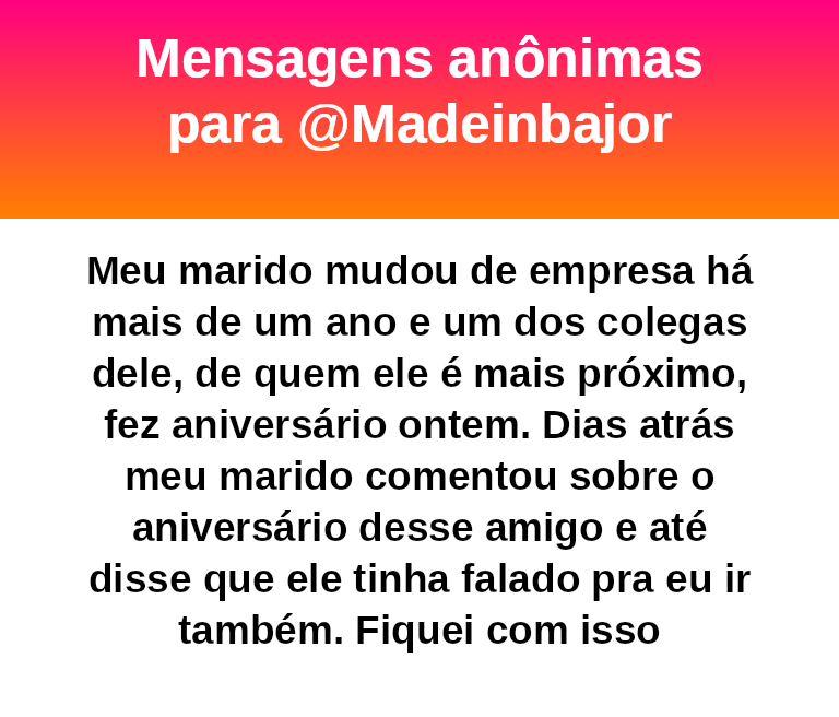 madeinbajor's tweet photo. Gente mas isso é um casamento mesmo?
Fazia tempo que eu não via uma comunicação tão falha assim entre duas pessoas. Tô chocada e nem é meme.  #bajo45729 https://t.co/JYGd6tkC2I