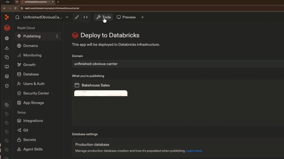 The Replit-Databricks integration is now generally available, with new native Lakebase support! Now, you can use…