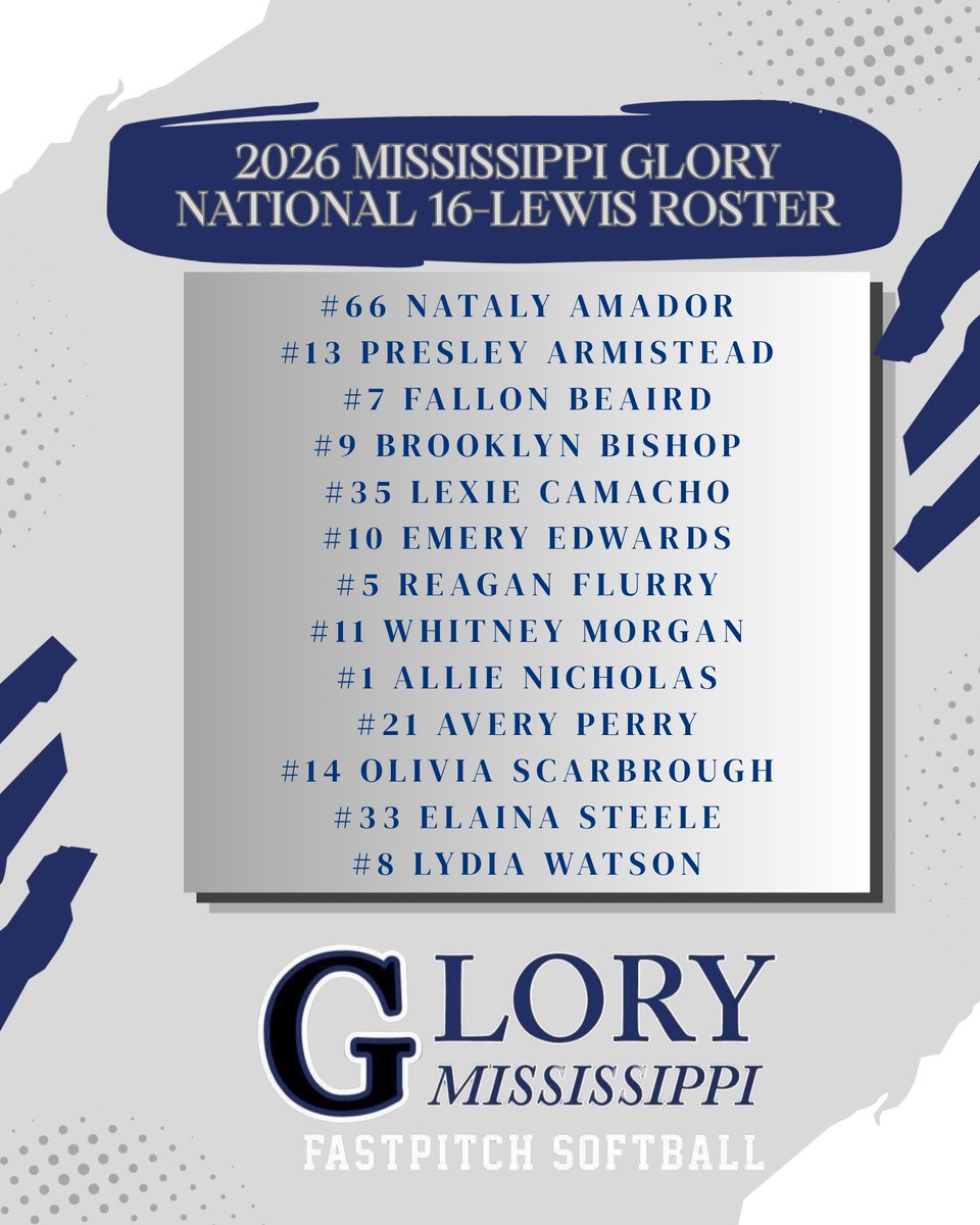 MsGloryNatl16's tweet photo. Fall 2026 Season Loading🥎 #msglory #ALLIN @xtremedemarini @CoachCarlton1 @TreJimmerson10 @ExtraInningSB @DCEliteSoftball @@USSSAFASTPITCH https://t.co/1zL8FiDtfI
